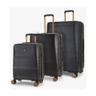Obrázok z Sada cestovných kufrov ROCK TR-0238/3 ABS/PC - čierna - 102 L / 60 L + 20% EXPANDER / 34 L