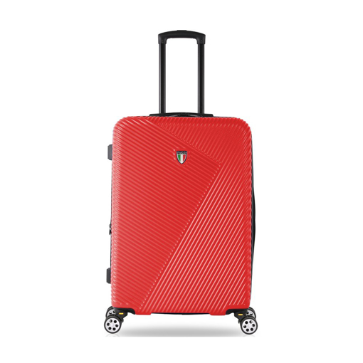 Obrázok z Cestovný kufor TUCCI T-0118/3-M ABS - červený - 79 L + 35% EXPANDER