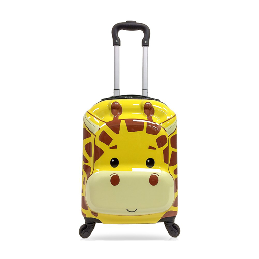 Obrázok z Dětský kufr TUCCI 3D Gaffie Giraffe - žlutá - 28 L