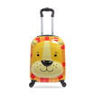Obrázok z Dětský kufr TUCCI 3D Lion Buddy - žlutá - 28 L