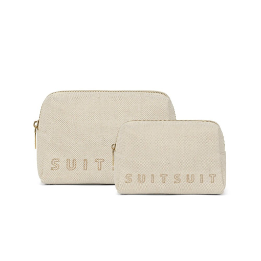 Obrázok z Sada obalů na kosmetiku SUITSUIT® Fusion Raw Cotton - Béžová