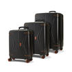 Obrázok z Sada cestovních kufrů ROCK Genesis - černá - 107 / 72 / 33 L