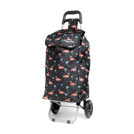 Obrázok z Nákupní taška HOPPA Flamingo - černá - 57 L