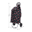 Obrázok z Nákupní taška HOPPA Flamingo - černá - 57 L