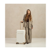 Obrázok z Plastový kufr SUITSUIT® Fusion White Swan M - bílá - 60 L