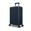 Obrázok z Plastový kufr SUITSUIT® Mystique Midnight Blue M - tmavě modrá - 57 L