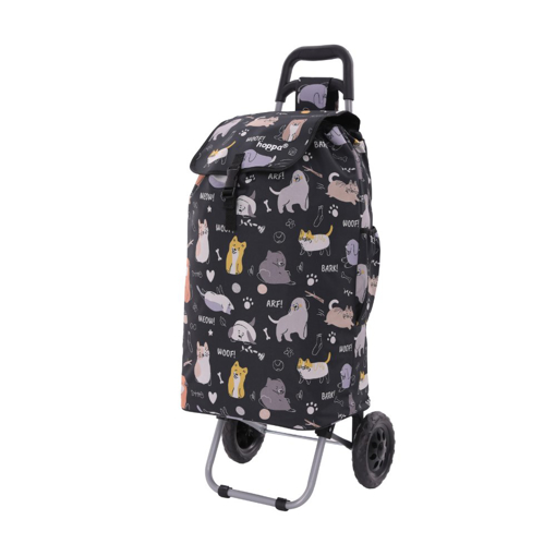 Obrázok z Nákupní taška HOPPA Cats & Dogs 57 L - barevný potisk - 57 L
