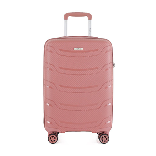 Obrázok z Plastový kufr HIGHBURY Carbon L - růžová - 92 L