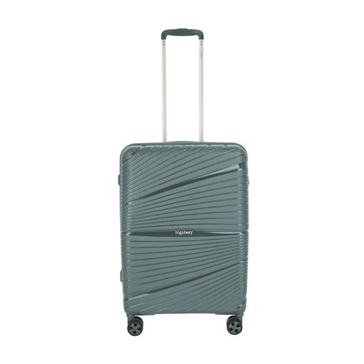 Obrázok z Plastový kufr HIGHBURY Helios M - zelená - 62 L