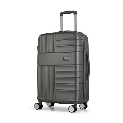 Obrázok z Plastový kufr ROCK Aspen M - tmavě šedá - 61 L