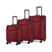Obrázok z Sada cestovních kufrů ROCK Tokyo - červená - 89 / 61 / 33 L