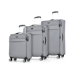 Obrázok z Sada cestovních kufrů ROCK Harper - šedá - 82 / 50 / 34 L