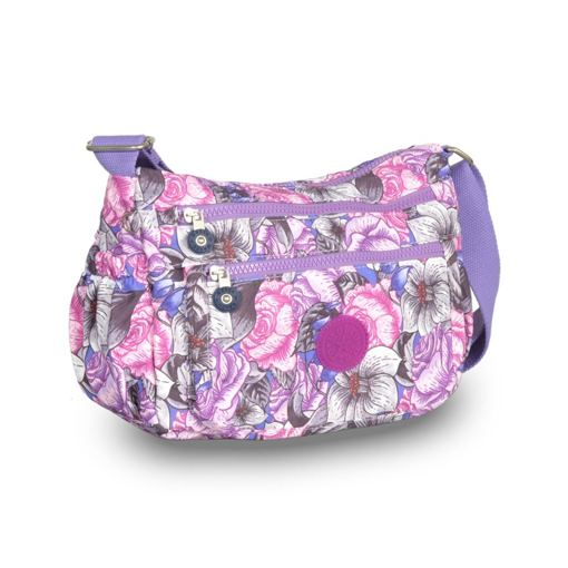 Obrázok z Taška přes rameno METRO Flower LL177 - fialová - 6 L