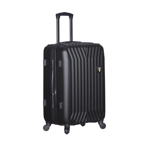 Obrázok z Cestovný kufor TUCCI T-0115/3-M ABS - čierny - 63 l + 35% EXPANDER