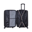 Obrázok z Cestovný kufor TUCCI T-0115/3-M ABS - čierny - 63 l + 35% EXPANDER