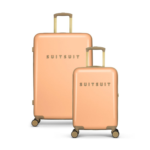 Obrázok z Sada cestovních kufrů SUITSUIT® Fusion Pale Orange - oranžová - 91 / 32 L