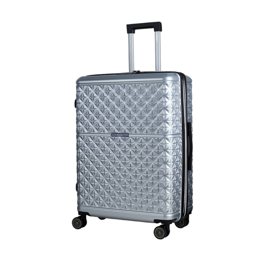 Obrázok z Plastový kufr ROCK Maya M - stříbrná - 75 L