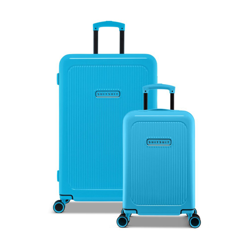 Obrázok z Sada cestovních kufrů SUITSUIT® Expression Blue Lagoon - modrá - 89 / 31 L