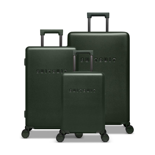 Obrázok z Sada cestovních kufrů SUITSUIT® Mystique Dark Olive - tmavě zelená - 91 / 57 / 31 L
