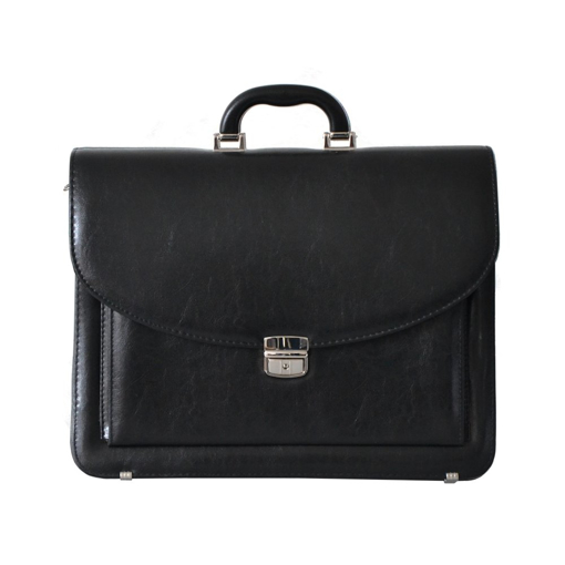 Obrázok z Aktovka REAbags 7614-TR - černá / nikl - 20 L