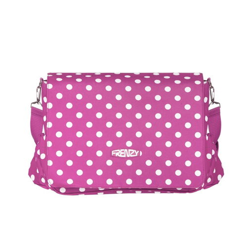 Obrázok z Taška přes rameno FRENZY BB-205 - fialová / bílá - 15 L