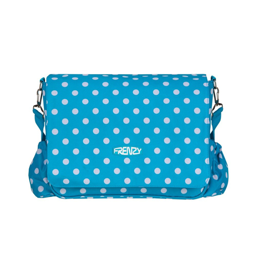 Obrázok z Taška přes rameno FRENZY BB-205 - modrá / bílá - 15 L