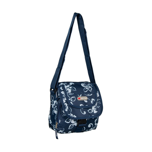 Obrázok z Taška přes rameno METRO 7429 Flower - tmavě modrá - 4.2 L