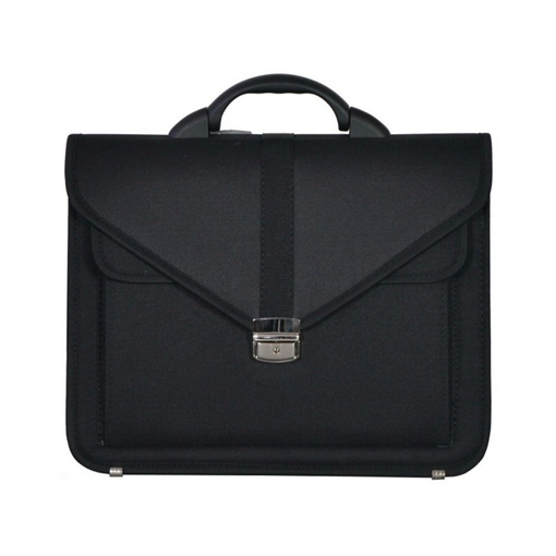 Obrázok z Aktovka REAbags 7173B-T - černá / nikl - 15 L