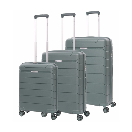 Obrázok z Sada cestovních kufrů AEROLITE T-155/3 - zelená - 100.8 / 67 / 39.6 L