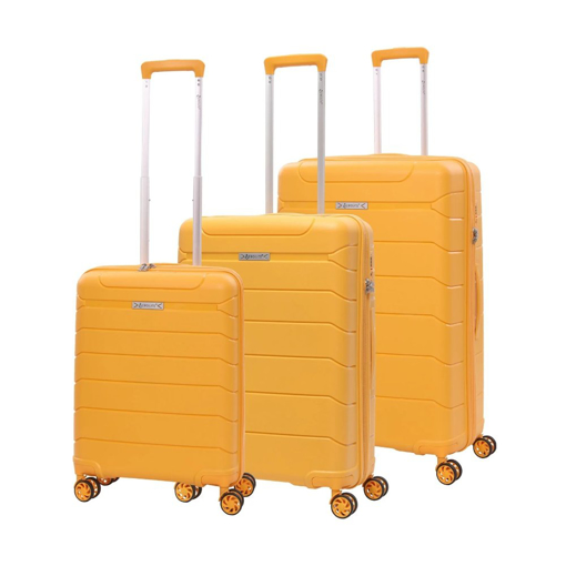 Obrázok z Sada cestovních kufrů AEROLITE T-155/3 - žlutá - 100.8 / 67 / 39.6 L