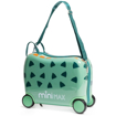 Obrázok z Dětský kufr Aerolite MiniMax Ride-On Dinosaurus - Zelená - 29 L