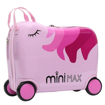 Obrázok z Dětský kufr Aerolite MiniMax Ride-On Unicorn - Růžová - 29 L
