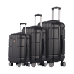 Obrázok z Sada cestovních kufrů TUCCI Massa - černá - 124 L