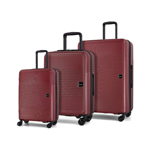 Obrázok z Sada cestovních kufrů ROCK Lincoln - červená - 98 / 62 / 31 L