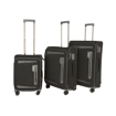 Obrázok z Sada cestovních kufrů HIGHBURY Kepler - černá / šedá - 99 / 63 / 34 L