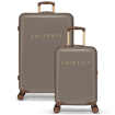 Obrázok z Sada cestovních kufrů SUITSUIT® Fab Seventies Taupe 2 ks - hnědá - 91 / 32 L