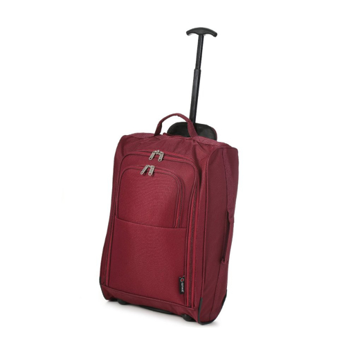 Obrázok z Kabinový kufr CITIES T-830 - vínová - 36 L