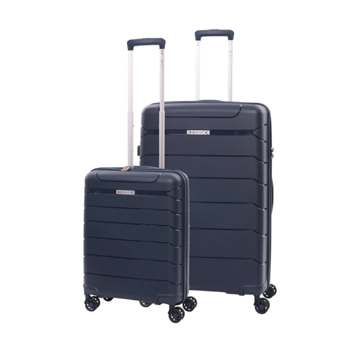 Obrázok z Sada cestovních kufrů AEROLITE T-155 2 ks - tmavě modrá - 100.8 / 39.6 L