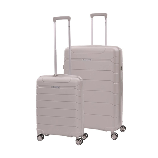 Obrázok z Sada cestovních kufrů AEROLITE T-155 2 ks - béžová - 100.8 / 39.6 L