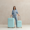 Obrázok z Sada cestovních kufrů SUITSUIT® Fabulous Fifties Luminous Mint 2 ks - zelená - 91 / 32 L