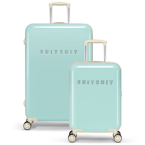 Obrázok z Sada cestovních kufrů SUITSUIT® Fabulous Fifties Luminous Mint 2 ks - zelená - 91 / 32 L