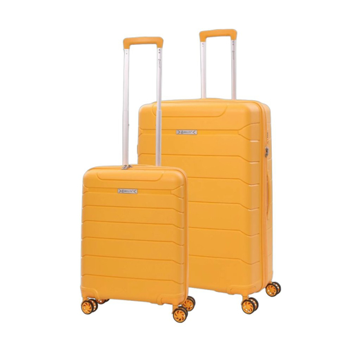 Obrázok z Sada cestovních kufrů AEROLITE T-155 2 ks - žlutá - 100.8 / 39.6 L