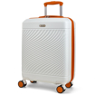 Obrázok z Kabinový kufr ROCK Love Island S - bílá / oranžová - 35 L