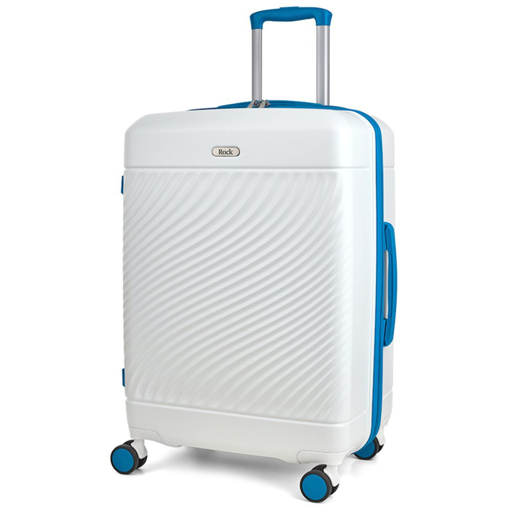 Obrázok z Plastový kufr ROCK Love Island M - bílá / modrá - 75 L