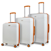 Obrázok z Sada cestovních kufrů ROCK Love Island - bílá / oranžová - 119 / 75 / 35 L