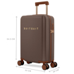 Obrázok z Kabinový kufr SUITSUIT® Serenity Chocolate Brown S - hnědá - 32 L