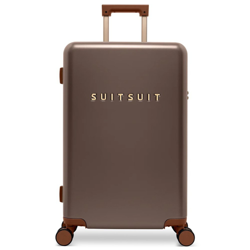 Obrázok z Plastový kufr SUITSUIT® Serenity Chocolate Brown M - hnědá - 60 L