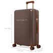 Obrázok z Plastový kufr SUITSUIT® Serenity Chocolate Brown M - hnědá - 60 L