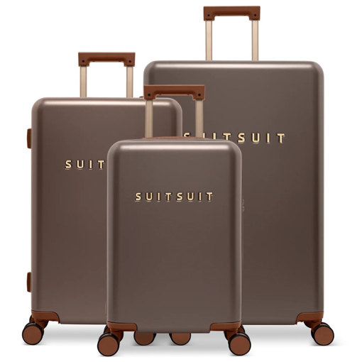 Obrázok z Sada cestovních kufrů SUITSUIT® Serenity Chocolate Brown - hnědá - 91 / 60 / 32 L