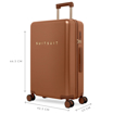 Obrázok z Plastový kufr SUITSUIT® Serenity Caramel Café M - hnědá - 60 L